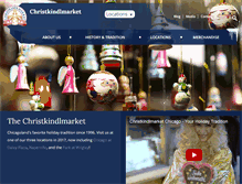 Tablet Screenshot of christkindlmarket.com